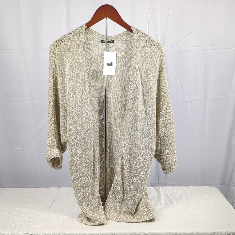 Staccato Textured Beige Cardigan